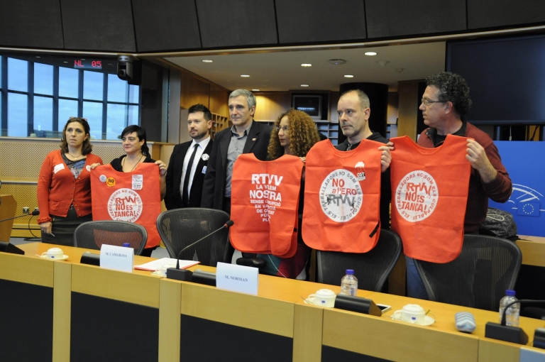 El cierre de RTVV ha sido explicado en el Parlamento Europeo
