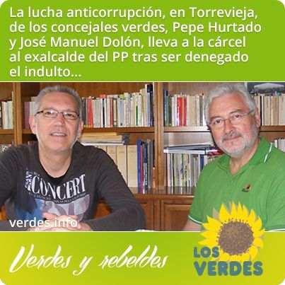 Los Verdes se sienten reforzados en su lucha contra la corrupción en la Vega Baja