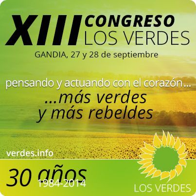 XIII Congreso de Los Verdes