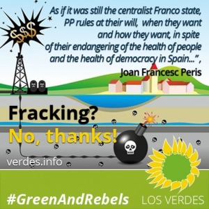 Fracking and the irresponsibility of the Government of Spain 